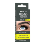 Henna kulmudele ja ripsmetele Venita Henna Color Cream, 1.1 Grafitas, 30g