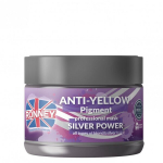 Ronney Silver Power Anti-Kollane Pigment Juuksemask blondidele, helestatud ja hallidele juustele, 300ml