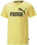 Laste T-S&auml;rk Puma Ess Logo Tee Yellow 586960 43 586960 43/152