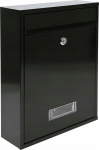 Postkast Vorel, 36x26x8 cm, must