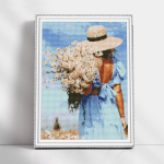 Teemantmosaiik TM V&auml;rvikas, m&otilde;&otilde;dud 30x40 cm &ldquo;Suvine jalutusk&auml;ik&ldquo; LE145e