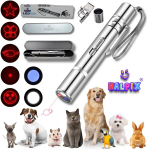Interaktiivne laseriga osuti koos taskulambi ja ultraviolettvalgusega lemmikloomadele 3 &uuml;hes LED Laser Pointer
