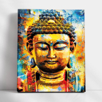 Maalid numbrite j&auml;rgi TM V&auml;rvikas "Buddha" 30x40 cm