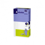 &Uuml;hekordsed nitriilkindad Matopat Ambulex puudrivabad, S suurus, 100 tk