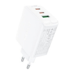 Acefast GaN kiiruslaadija (2x USB A) PPS / PD / QC4+ 65W, valge (A41)