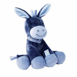 Pehmelelu Nattou Alex & Bibou eesel 28 cm, &uuml;lipehme pl&uuml;&uuml;&scaron;, beebis&otilde;bralik
