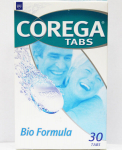 Hambaroteeside puhastustabletid Corega Tabs Bio Formula, 30 tk