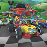 Fototapeet Disney Mickey Mouse Roadster Racer