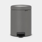 Pedaaliga pr&uuml;gikast 5l, NewIcon, mineral concrete grey, Brabantia
