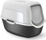 Tualetimaja - Must ja valge (taaskasutatud PP) - 56 x 40 x 39 cm