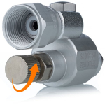 Ventiil CleanShot &ndash; Tilgavaba pihustus, 180&deg; p&ouml;&ouml;ratavus, Max r&otilde;hk 248 bar