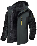 Meeste jope, hall must, 6XL