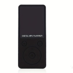 Mp3 m&auml;ngija T1 kaasaskantav MP4 MP3 muusikam&auml;ngija koos 8GB kaardiga, Apvalus juodas
