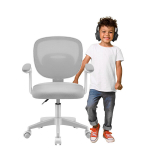 Laste ergonoomiline tool Mark Adler Junior 3.0 Grey, 80&ndash;155 cm, k&auml;etugedega, p&ouml;&ouml;rlev