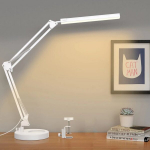 SKYLEO LED laualamp klambriga ja alusega, 3 valgusrežiimi, 10 heledustaset