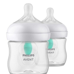 Pudelid Philips Avent Natural Response, 0 kuud+, 2 tk, 125 ml