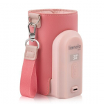 Pudelisoojendaja Lionelo Thermup Go Evo, korallroosa