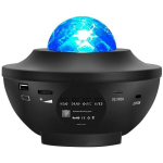 Starry Sky Night Light Projector Laevalgusti projektor lastele T&auml;iskasvanute Magamistoa/dekoratsiooni/S&uuml;nnip&auml;eva must