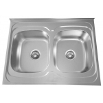 Roostevabast terasest valamu S8060P koos sifooniga 0.8 mm