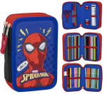 Spiderman What's Up 3-astmeline t&auml;idetud pliiatsikarp