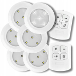 Juhtmeta LED-&ouml;&ouml;valgusti puldiga