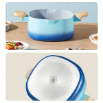COOKER KING 22cm Restorani Mittetekkiv Pot Klaaskaanega