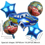 Disney Autod Lightning McQueen &Otilde;hupalli Komplekt - Peokujunduse Foolium&otilde;hupallid Teemapeoks, McQueen automobilio raudonas kostiumas 1