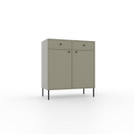 Kummut ADRK Furniture Tili 2D 2S, roheline