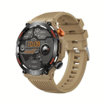 Nutiv&otilde;ru Meeste Fitness Nutikell Helistamisv&otilde;imalusega LED 3.71cm &Otilde;ues Jooksmiseks., chaki