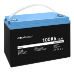 Qoltec LiFePO4 liitiumraud-fosfaat aku | 12.8V | 100Ah | 1280Wh | BMS