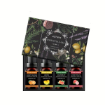 4tk Premium Eeterlikud &Otilde;lid Komplekt, S&otilde;brap&auml;eva Kingitus, Saldus apelsinas, citrina, greipfrutas, persikas