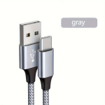 L&auml;ikiv USB-C &uuml;likiire laadimiskaabel PD66W MacBook, iPad, Samsung jaoks, Pilka