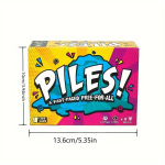 Piles! M&auml;lu V&auml;ljakutse Kaardim&auml;ng - Perem&auml;ng Teismelistele & T&auml;iskasvanutele - Sobiv M&auml;ngu&otilde;htuteks, Reisimiseks, P&uuml;hadeks.