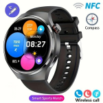 Nutikell Paearofero Nutikas Kell 4 Pro - Puutetundlik Fitnessi J&auml;lgija NFC-ga, Juoda