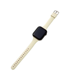 Moodne Silikoonist Kellarihm Liblikklambriga, Reguleeritav Ja Veekindel, &Uuml;hildub Apple Watchiga., Kreminė geltona