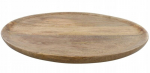 &Uuml;mmargune Puidust Kandik Mango Natural Lake Wood 36 Cm Naturaalne