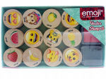 PUUST TEMPLID EMOJI TEMPLIKOMPLEKT 2 TINDID KUNSTI AKSESSUAARID DIY
