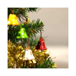 Kuldne metallist kell, 2,6 cm, 10 tk