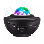 Projektori t&auml;histaeva LED projektor Starry Sky Galaxy projektori lamp 21 valgustusrežiimi 360 &deg; p&ouml;&ouml;rleva laine Bluetoothi k&otilde;lari kasti taimer