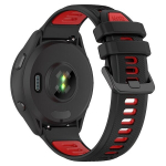 Lahe Silikoonist Kellarihm Garmin ja Samsung jaoks variant-102686, 7-juoda Raudona