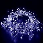 LED J&otilde;uludiode vanik 50m metalltraadil Firecracker Lights, 1500LED, valge, IP44