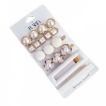 Komplekt 6 kaunistatud elegantset juukseklambrit SP256