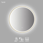 Peegel LED Santi, 80