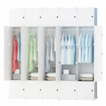 Large Modular garderoobikapp, valge