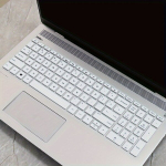 15.6-tollisele HP Pavilion 15 klaviatuuri katte silikoonkaitse., Baltas