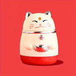 1 tk, Hambatikuhoidja Dosaator, Loominguline Kass Dispenser., 1 gabalo sidabrinė Lucky Cat dantų krap&scaron;tuko dėžutė