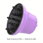 Reguleeritav Juuksedifuusor Lokkis Juustele 3,68-7,98 Cm F&ouml;&ouml;nile. , Violetinė