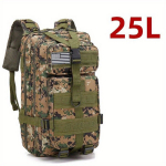 1000D Nailonist Veekindel Matkakott R&auml;ndamise Harrastajatele 25L/50L, 25L (kamufliažas žalia)
