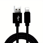 2m Nailon USB Laadimiskaabel IPhonei ja Arvuti jaoks, Juoda