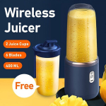 2-tassi Elektriline Puuviljapress Segisti Mini Juicer